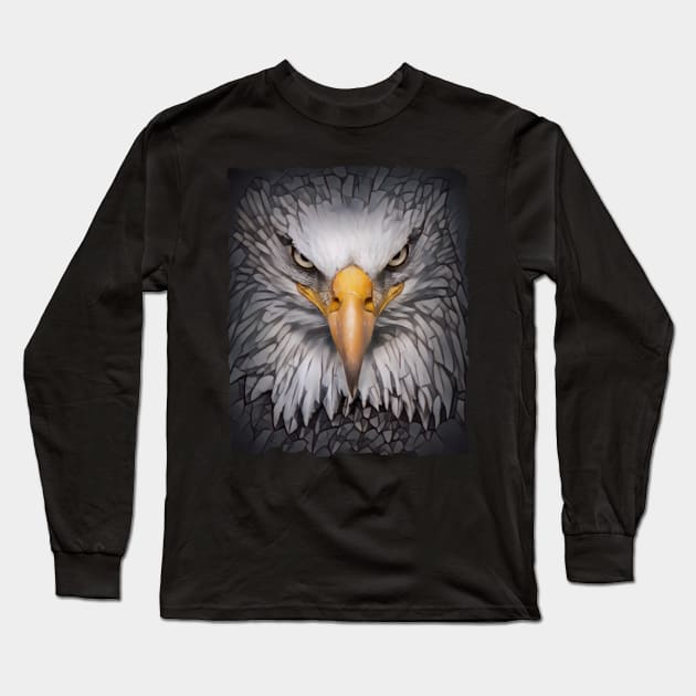 Bald Eagle Long Sleeve T-Shirt by PhotoArts